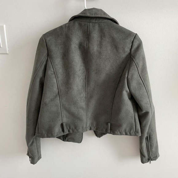 F21 Greg Suede Moto Jacket - Picture 2 of 3